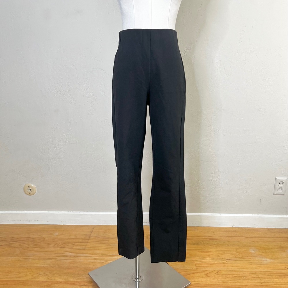 rag & bone Simone Pants‎ Women Size 6 Black Slim Leg High Rise Stretch Trousers